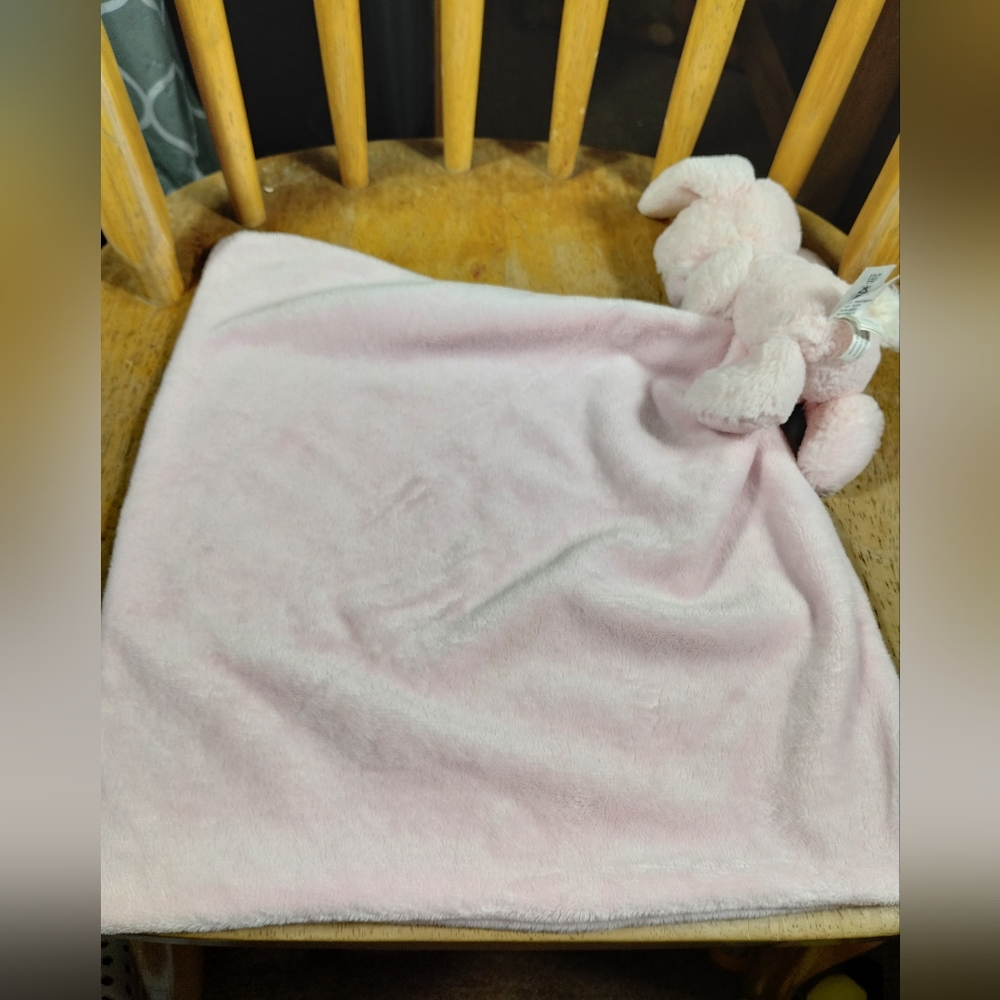 ✓Jellycat Pink Bunny Rabbbit Baby Security Blanket Lovey Lovie fairycore - Picture 3 of 16